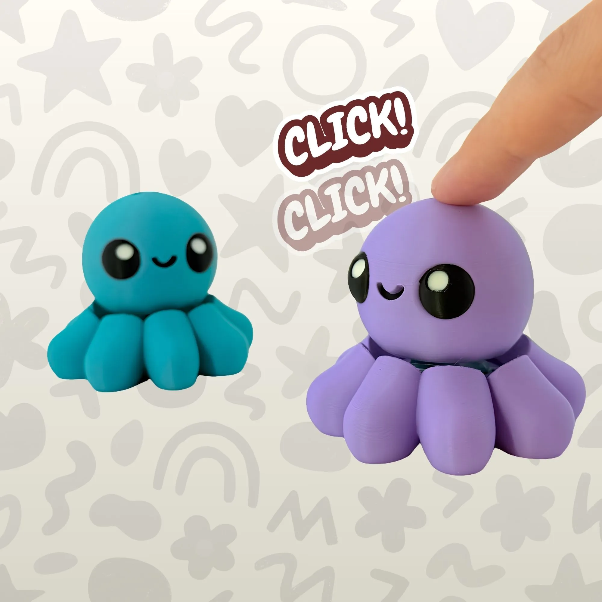Clicktopot Anahtarlık - 3D Figür & Biblo | PECREA