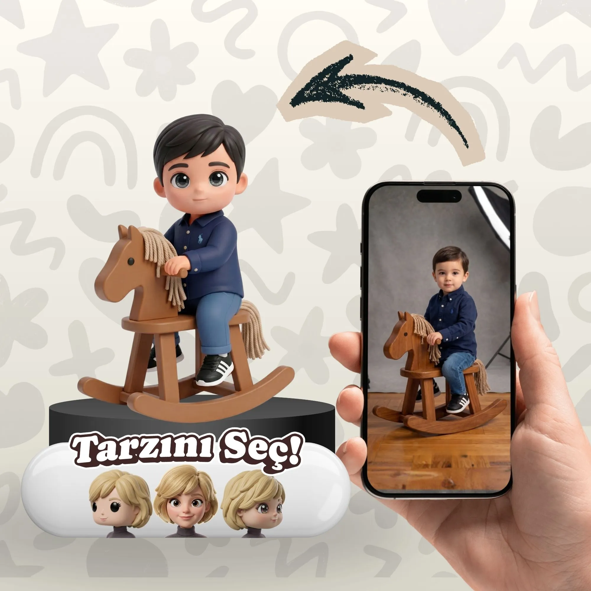 Çocuk Figürü - 3D Figür & Biblo | PECREA